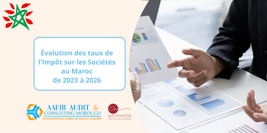 Évolution des taux de l’Impôt sur les Sociétés (IS) au Maroc de 2023 à 2026